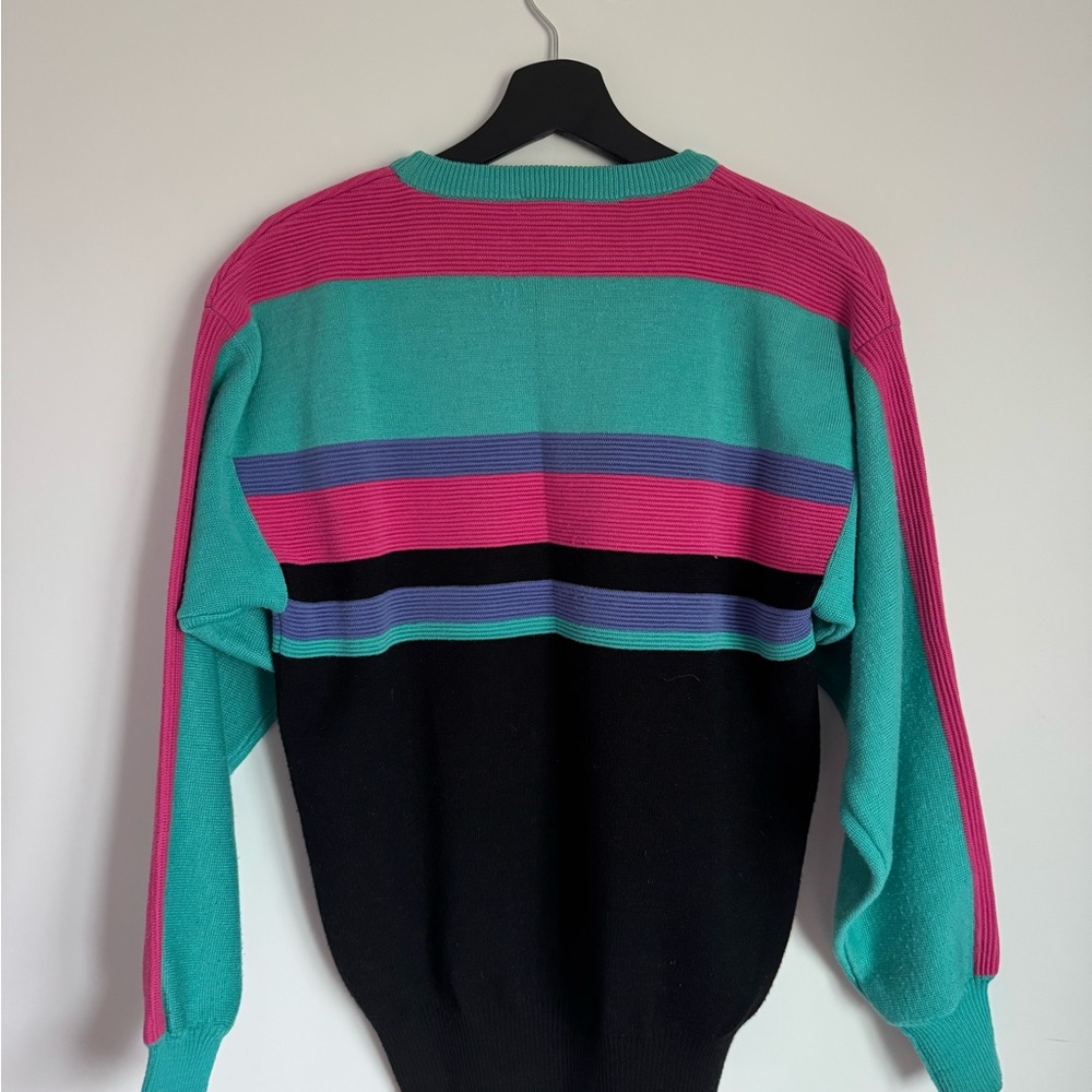Colorful Striped Women's Sweater